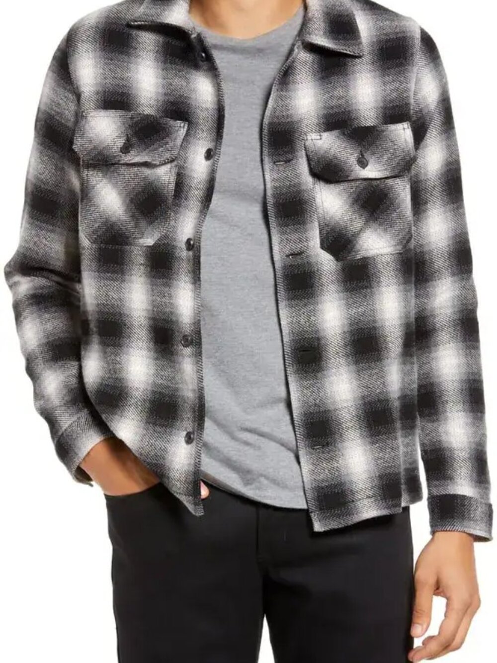 Naked & Famous Vintage Flannel Button-Up Work Shirt